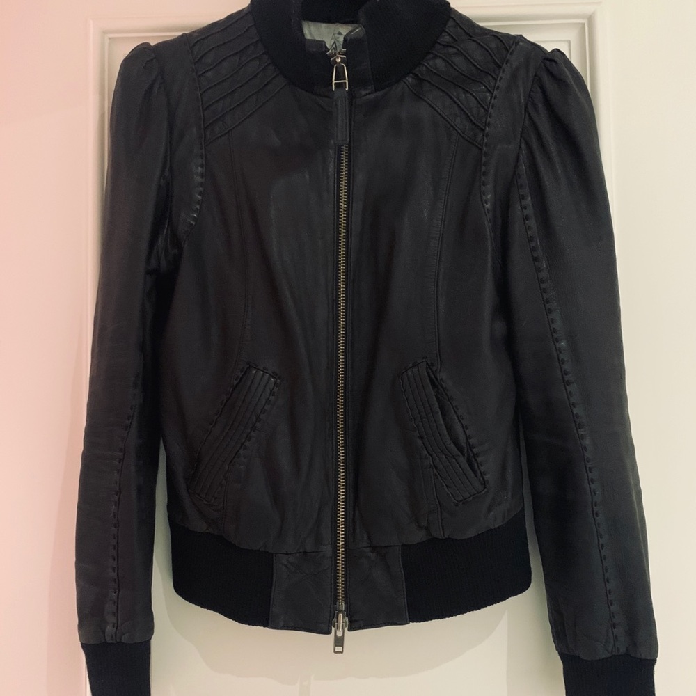 Mackage leather jacket